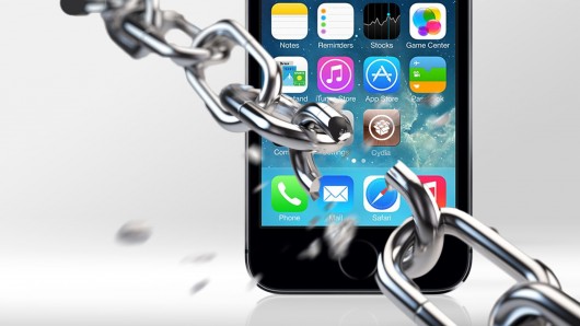 iphone met gebroken ketting